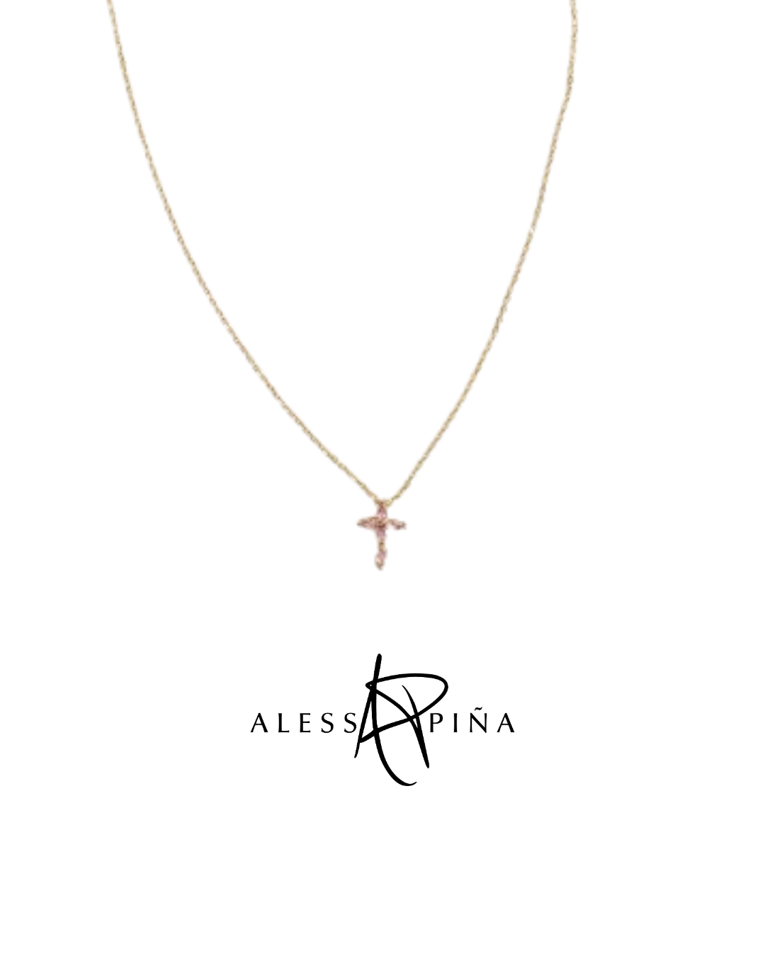 Collar Plata Cruz