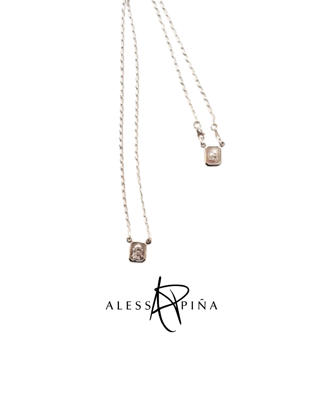 Collar Escapulario Plata
