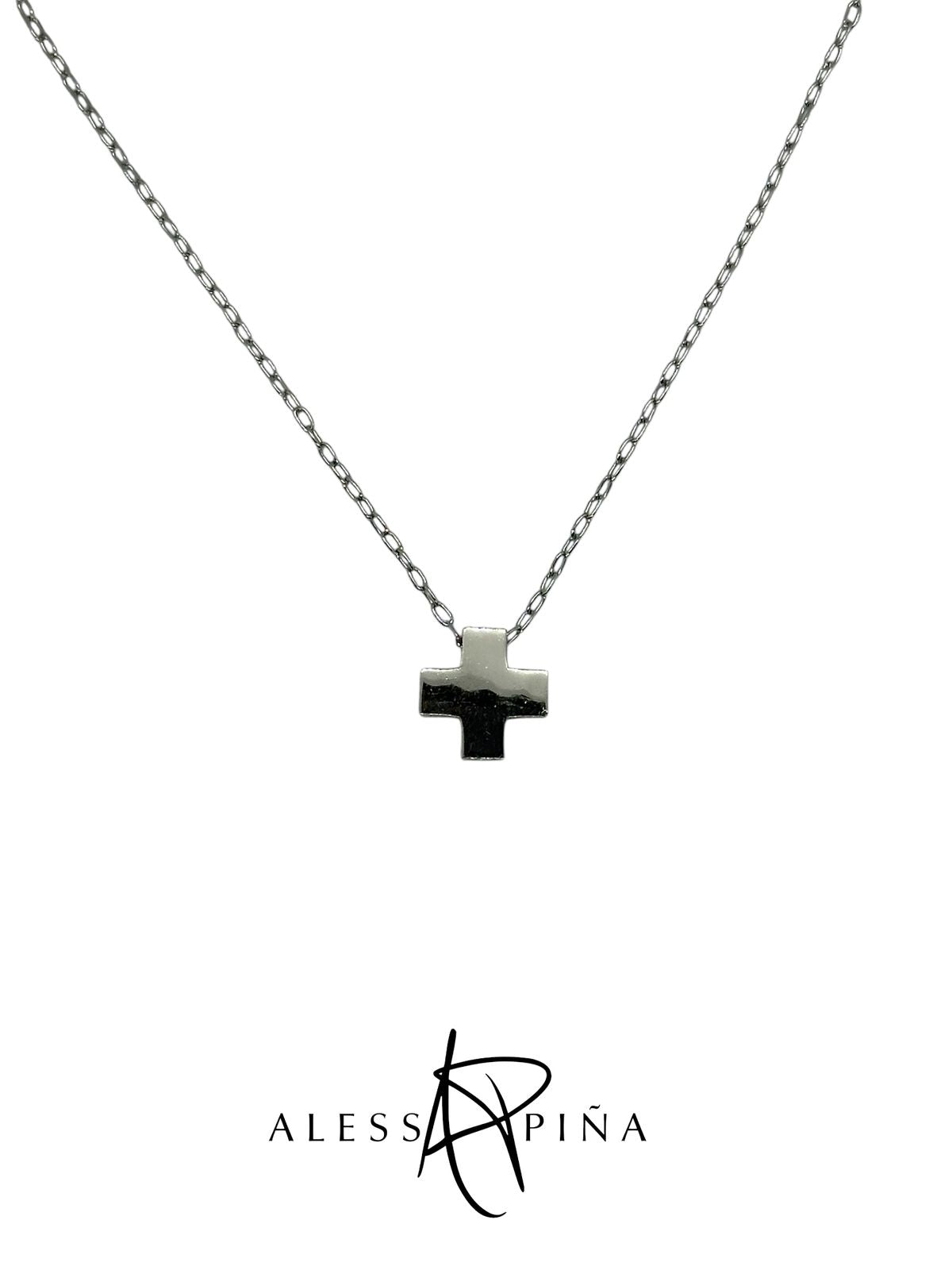 Collar Cruz Plata