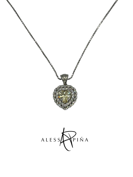 Collar Corazon Plata