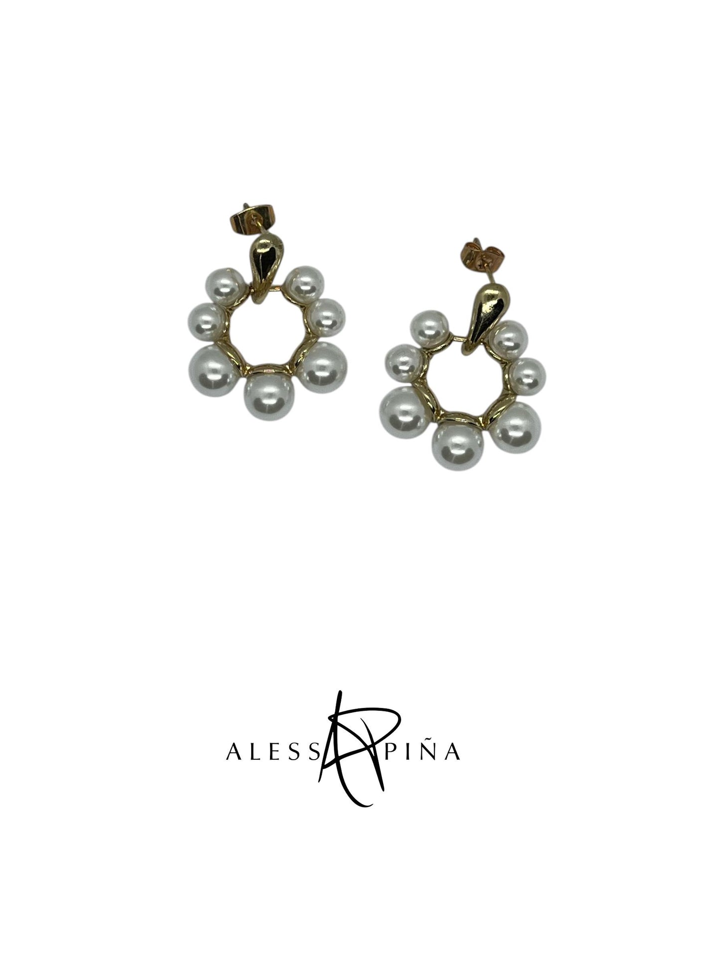 Aretes Perlas