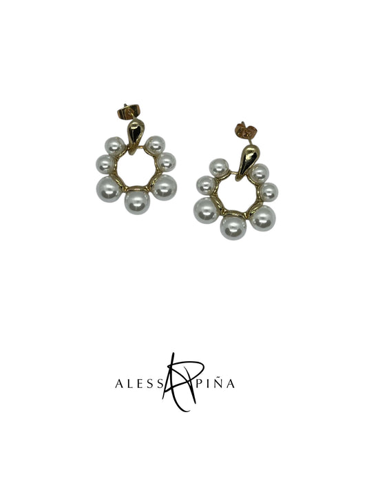 Aretes Perlas