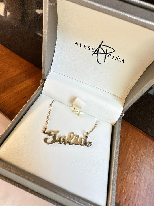 Cadena nombre ORO