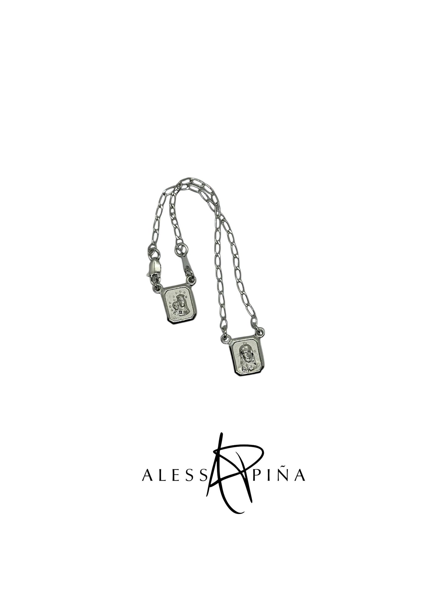 Pulsera Escapulario Plata
